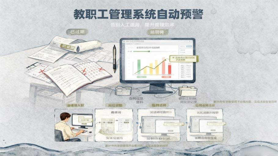 教职工管理系统自动预警
