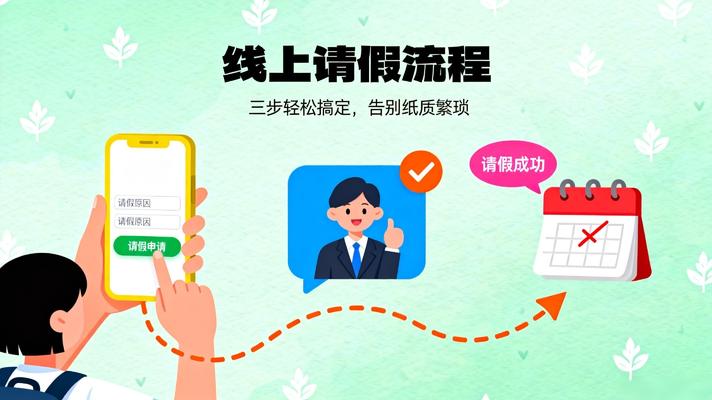 学生线上请假流程