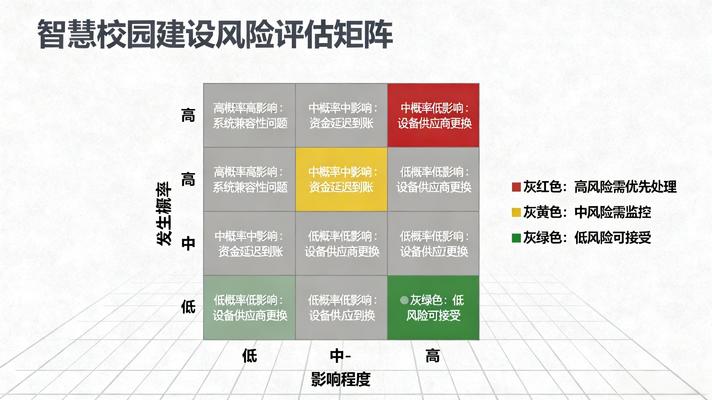 项目风险评估矩阵图
