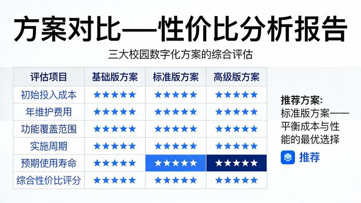 校园方案对比 校园方案对比