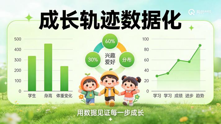 成长数据图表