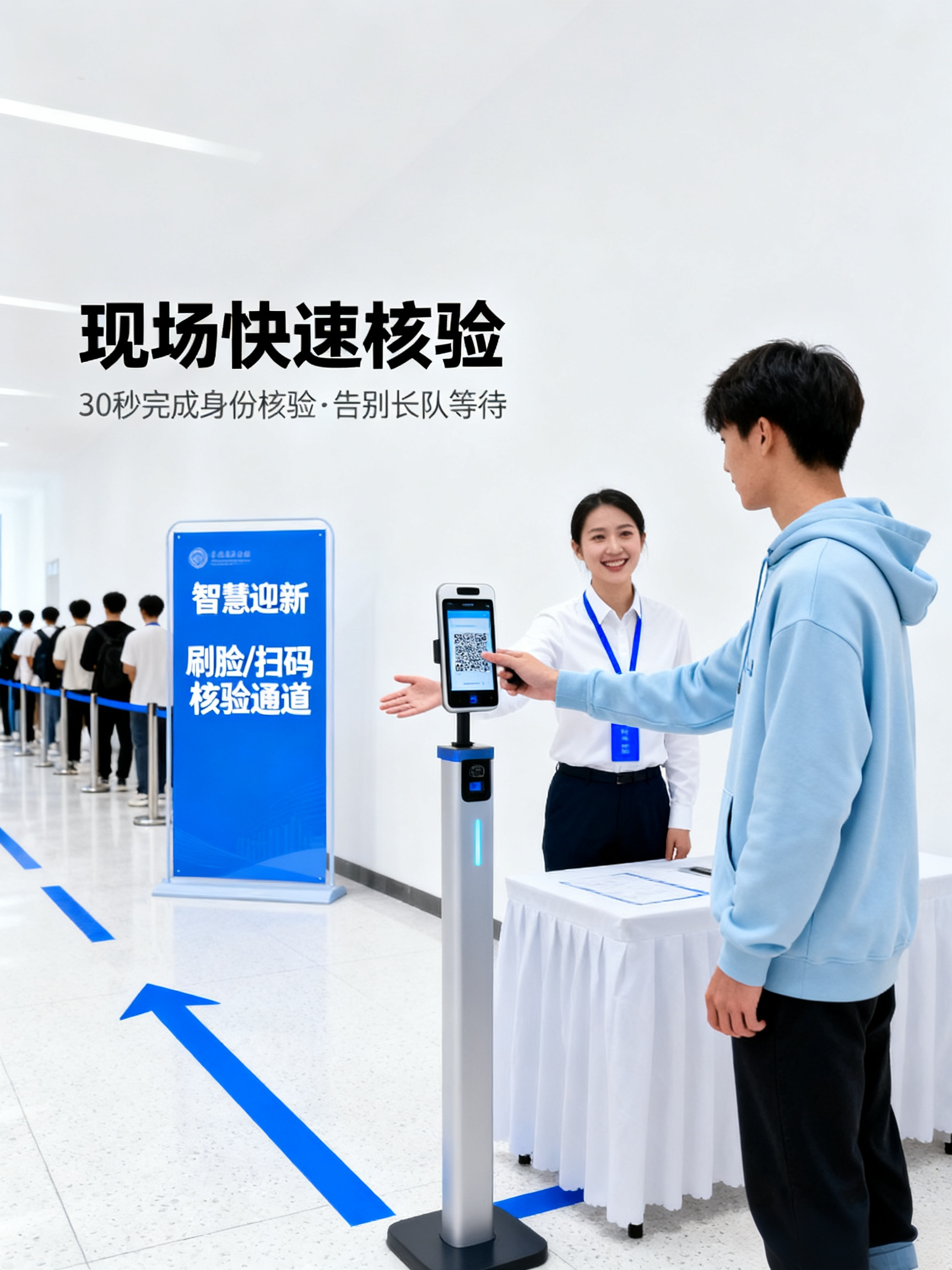 校园现场扫码/刷脸快速报到 校园现场扫码/刷脸快速报到