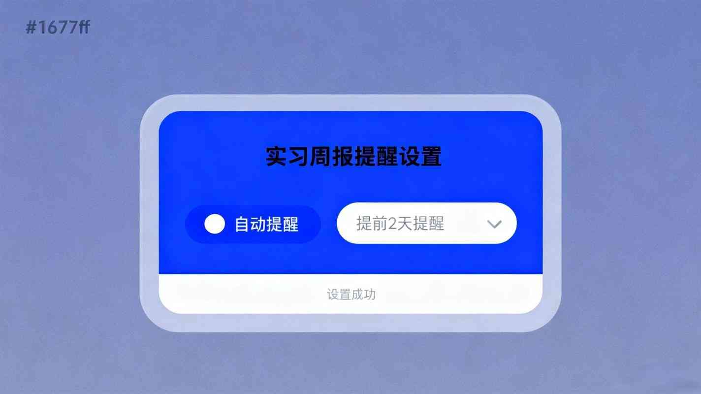周报提交提醒