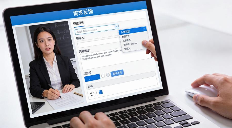 老师提交需求反馈