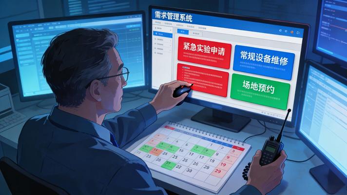 教辅人员通过教工平台查看师生需求