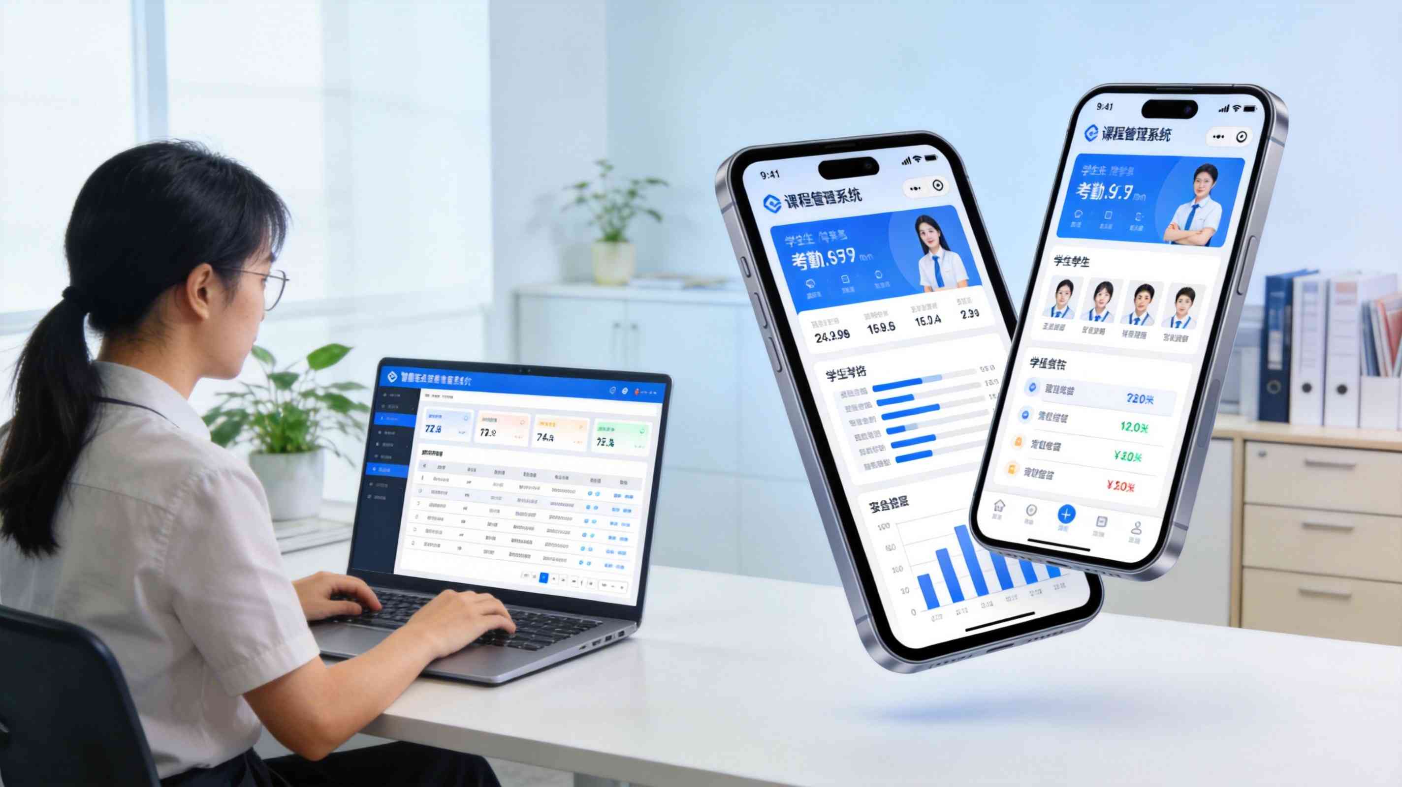 智慧校园软件界面展示