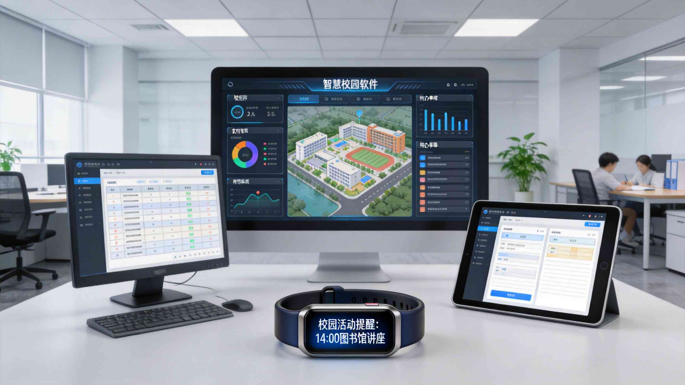 智慧校园办公场景