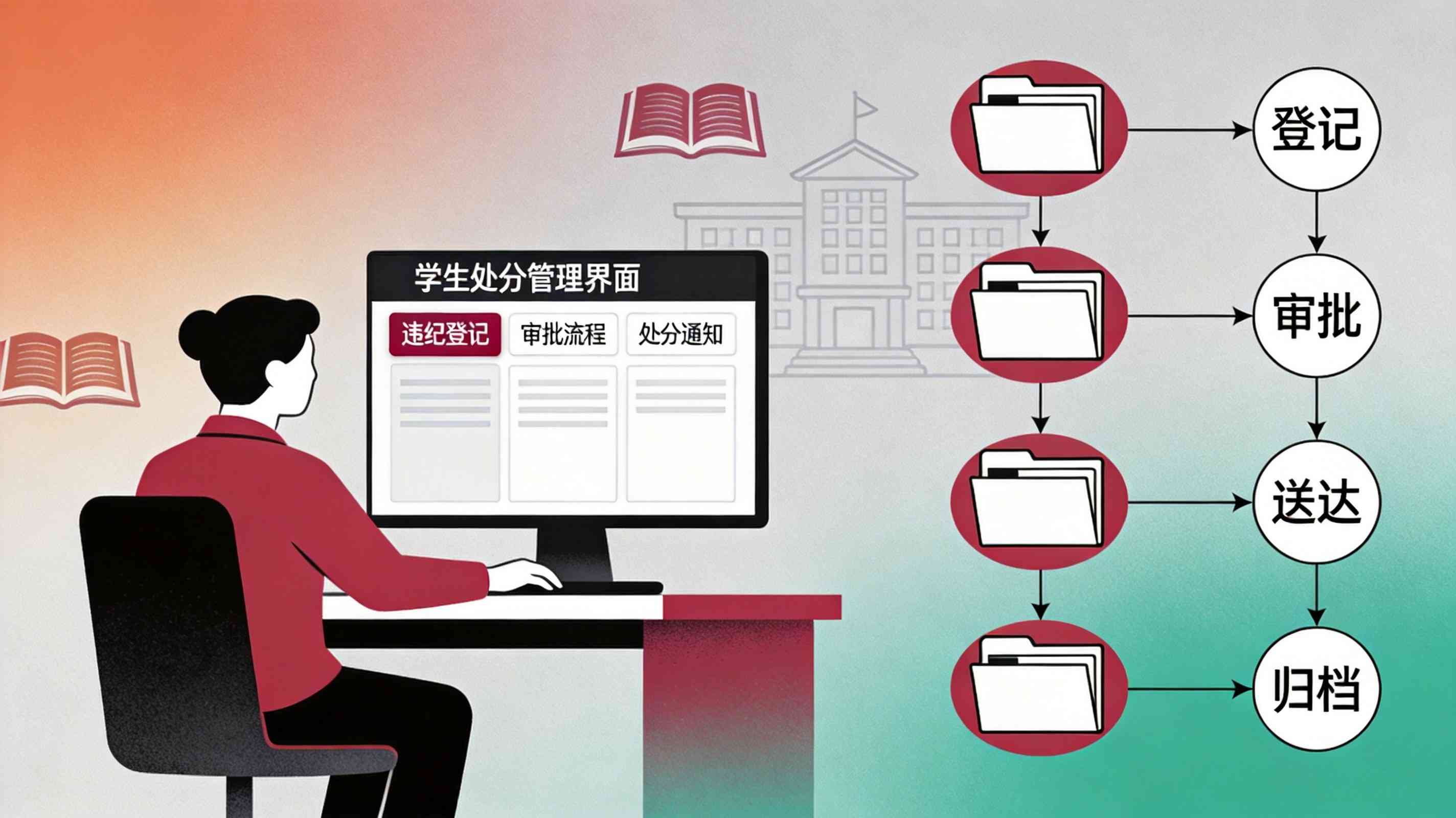 学工一体化平台处分管理流程