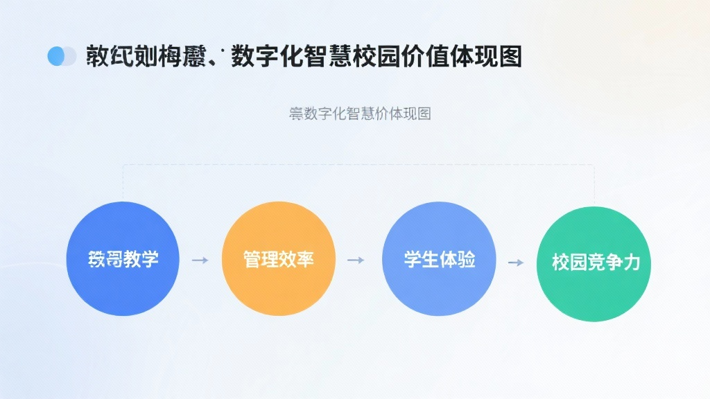 数字化智慧校园价值体现图 数字化智慧校园价值体现图