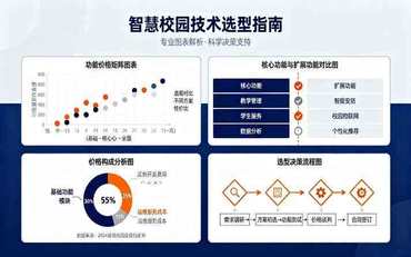 智慧校园技术选型产品对比表：功能与价格矩阵