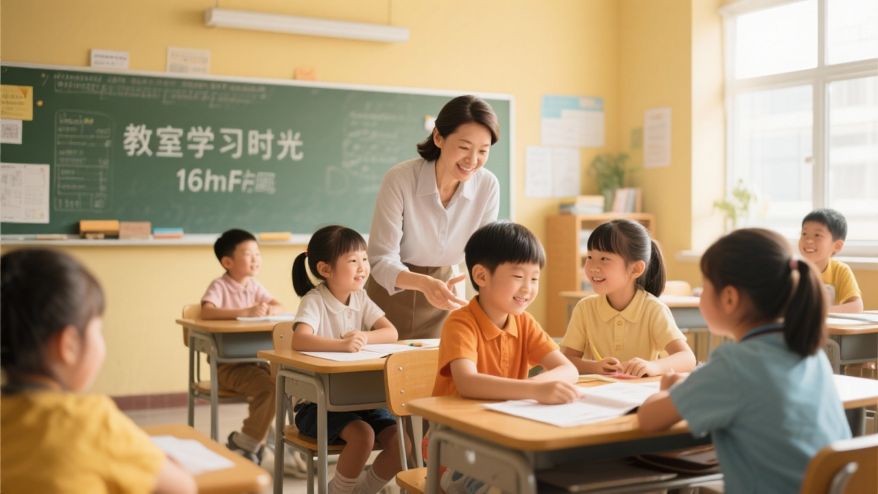 班主任使用电脑办公场景