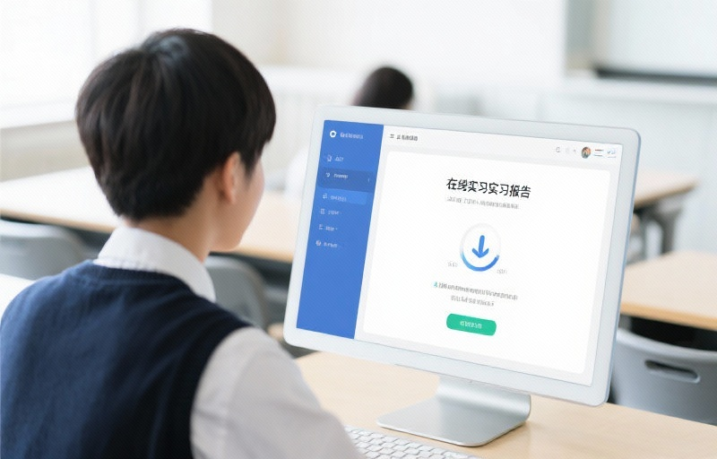 学生线上提交实习报告