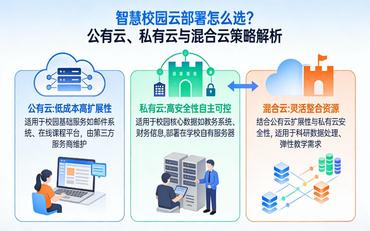 智慧校园是否上云?公有云、私有云与混合云部署策略深度对比
