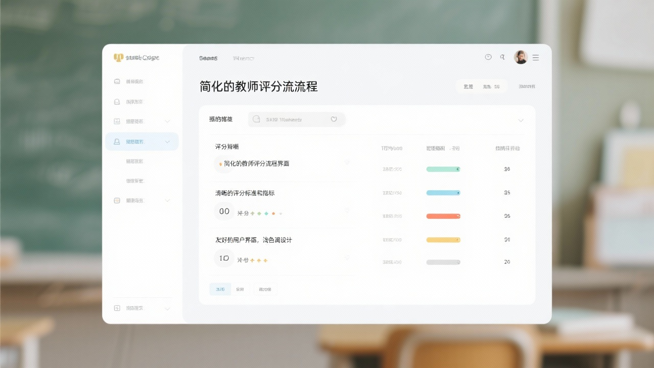 简化评分流程界面