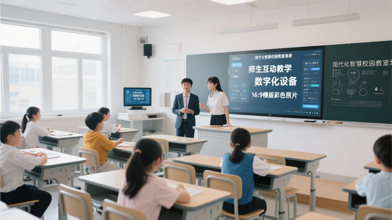 现代化智慧校园教室场景
