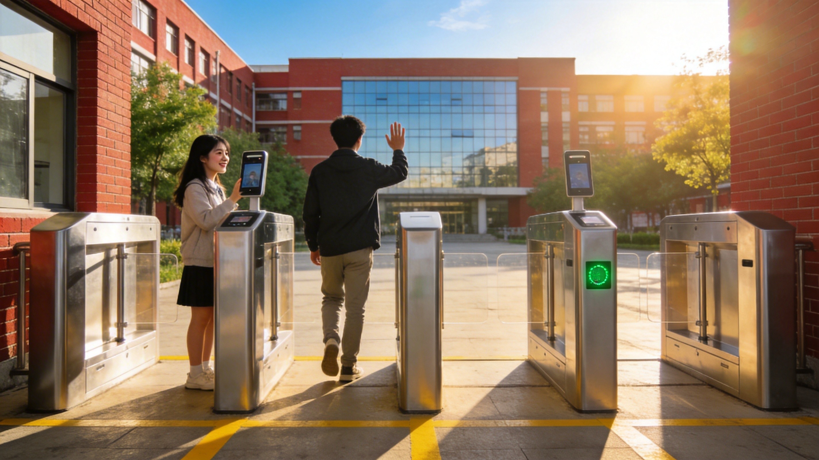 校园门禁考勤管理场景