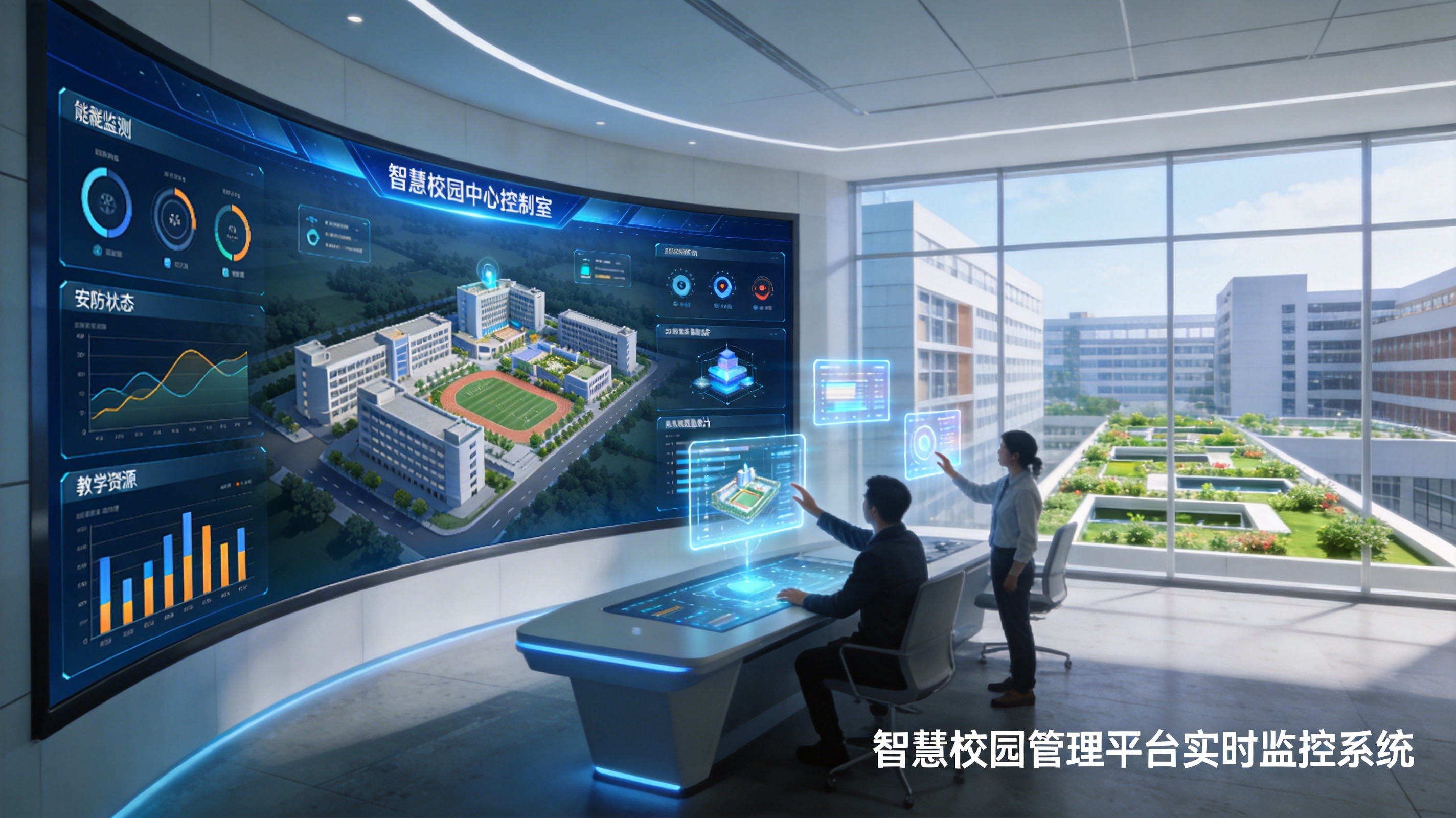 智慧校园中控屏