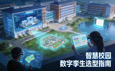 智慧校园数字孪生选型指南:选对平台做好交付,从平台适配到交付落地的全流程解决方案